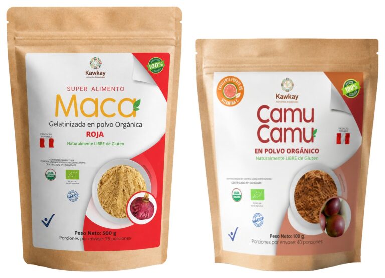 Maca y camu camu Kawkay